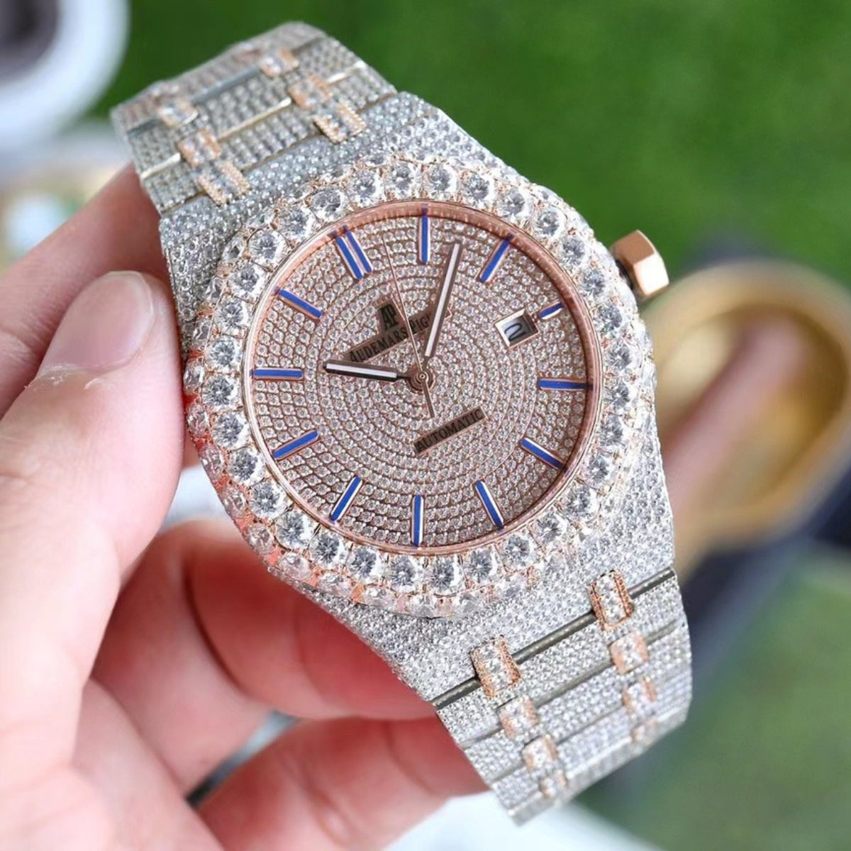 AP Diamond Rose Gold Watch