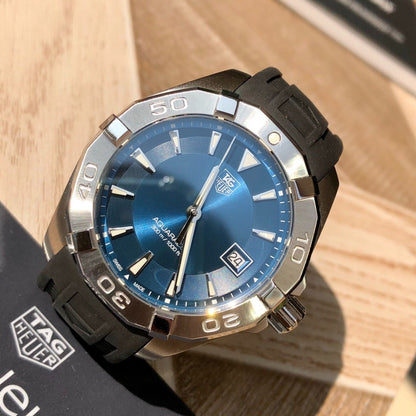 TAG Heuer Aquaracer 300M Blue & Silver Dial Watch