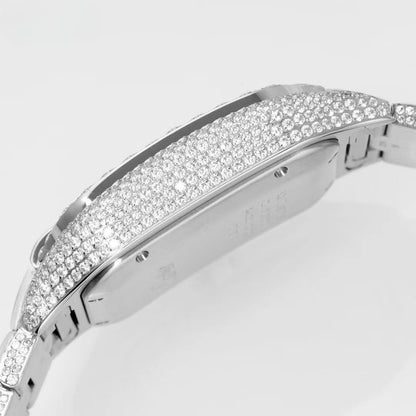 Cartier Diamond Luxury Watch with Gold & Silver