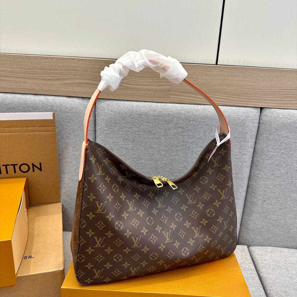 LV Slouchy MM Tote Bag