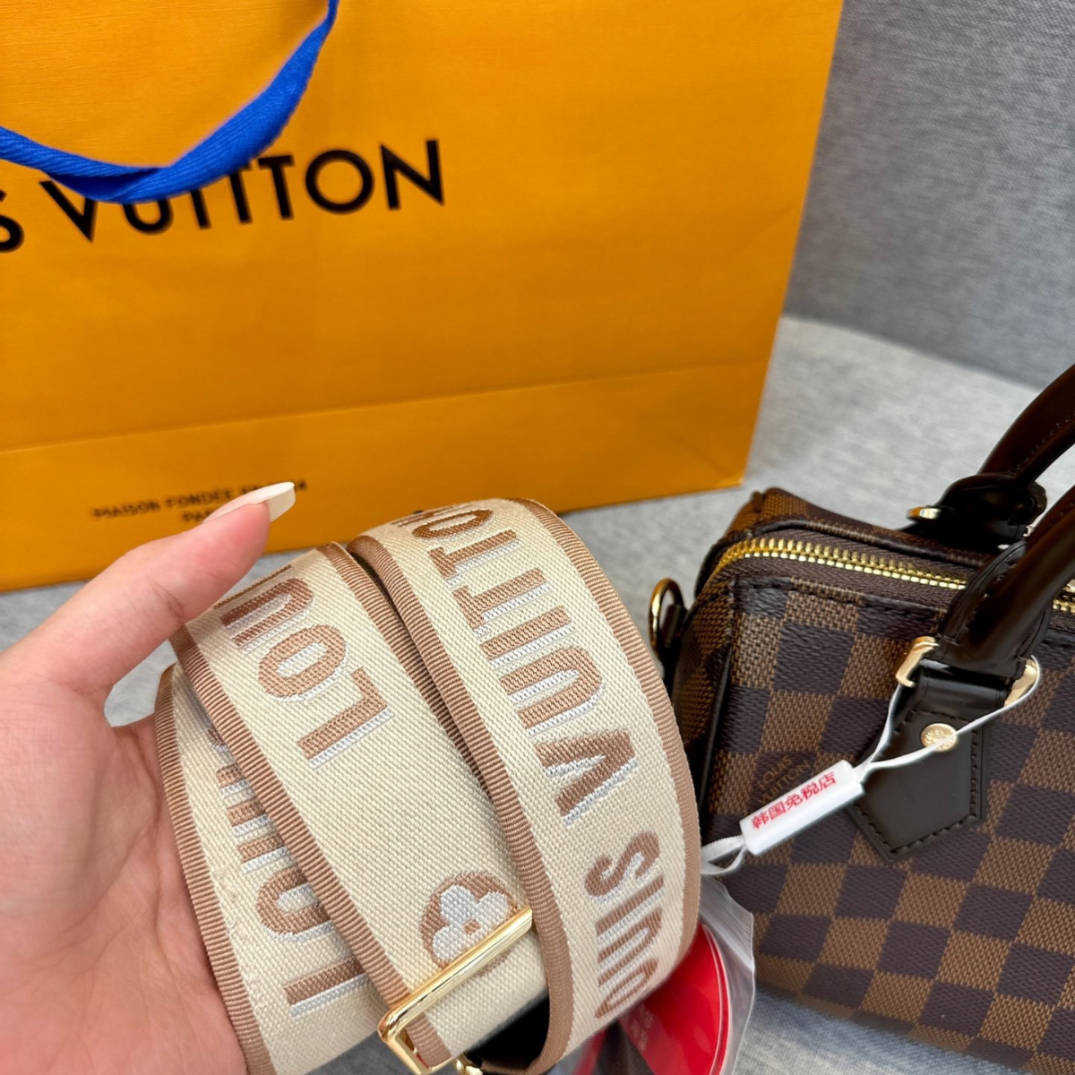 LV Damier Speedy Bag