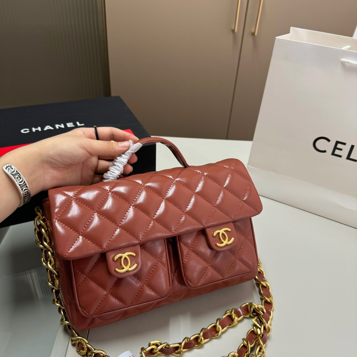 Chanel A Vintage Messenger Bag