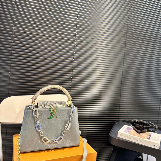 LV Capucines Leather Hand Bag