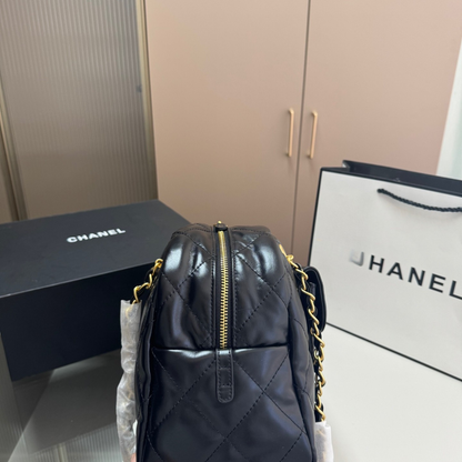 Chanel Leather Bowling Bag