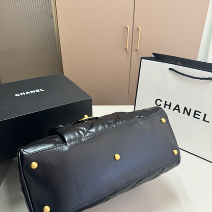Chanel Leather Bowling Bag