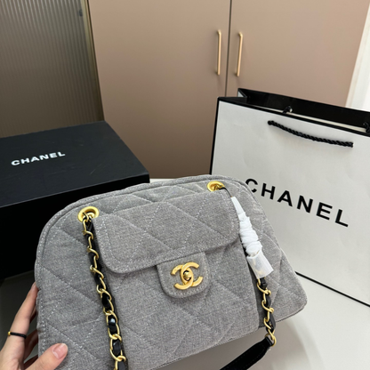 Chanel Leather Bowling Bag