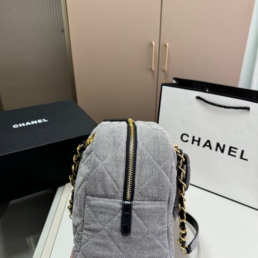 Chanel Leather Bowling Bag