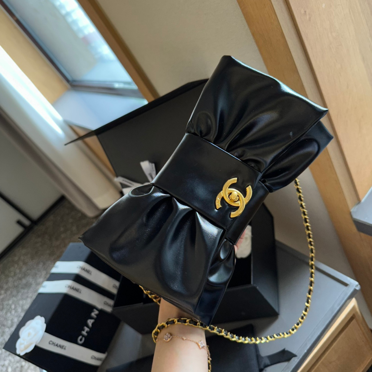 Chanel Bow Evening Bag