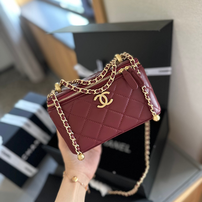 Chanel Gold Ball Box Bag