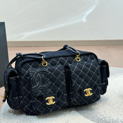 Chanel Denim Quilted Bag