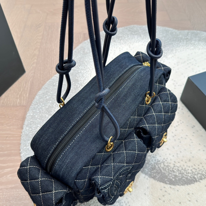Chanel Denim Quilted Bag