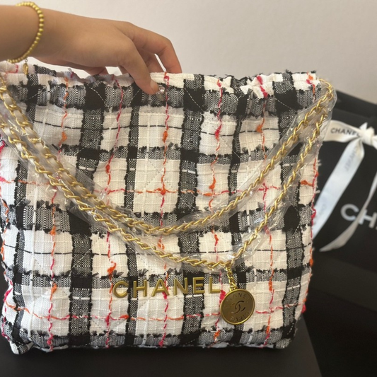 Chanel Leather Garbage Bag