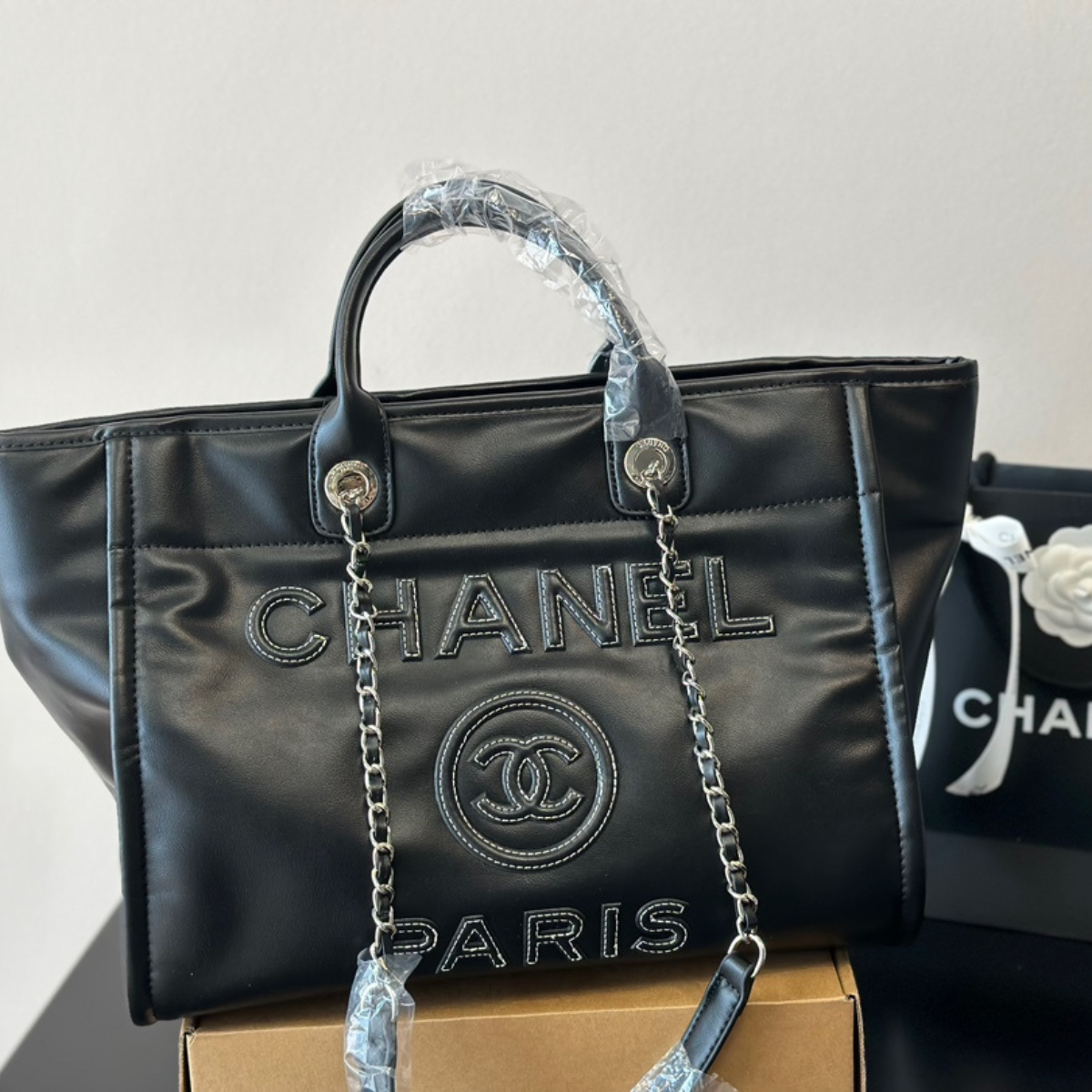Chanel Beach Shopping Bag