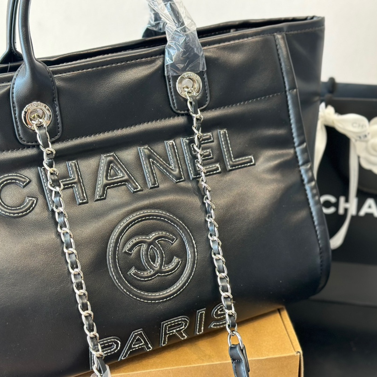 Chanel Beach Shopping Bag