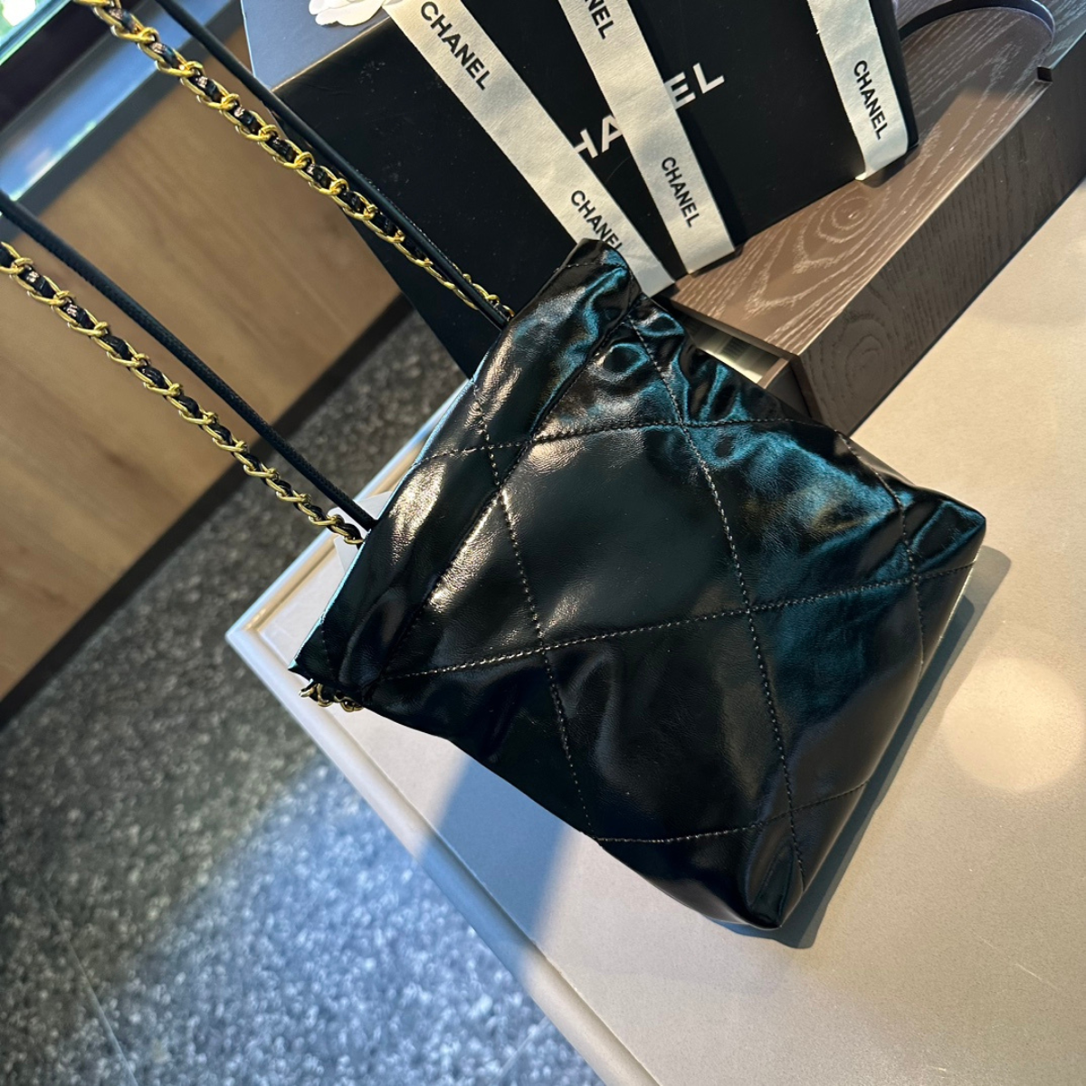 Chanel Mini Trash Bag
