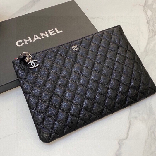 Chanel Leather Clutch Bag