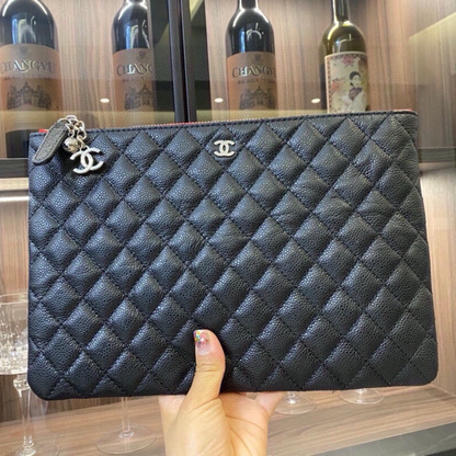 Chanel Leather Clutch Bag
