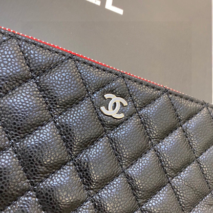 Chanel Leather Clutch Bag