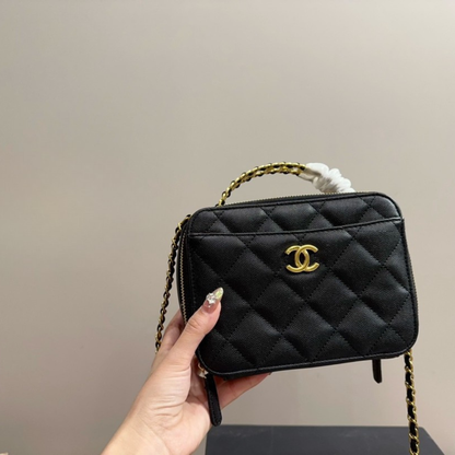 Chanel Black Gold Camera Bag