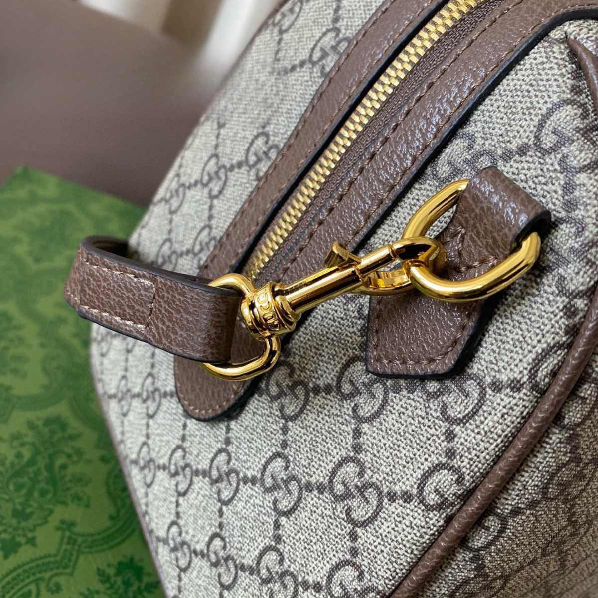 Gucci Elegant Monogram Travel Bag