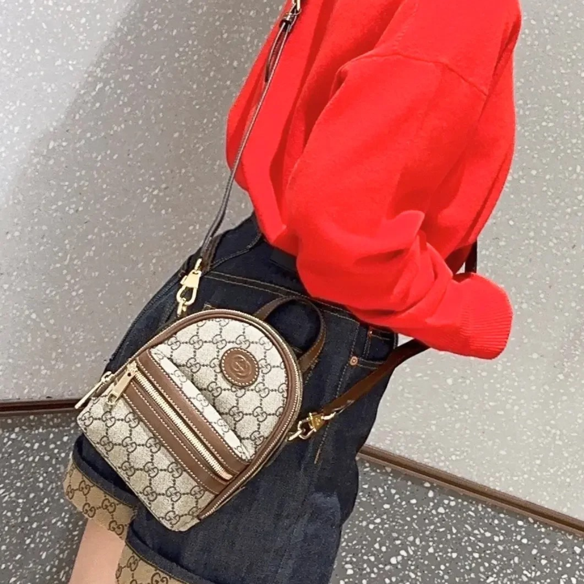 Gucci Leather Backpack