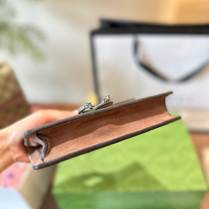 Gucci GG Monogram Chain Wallet