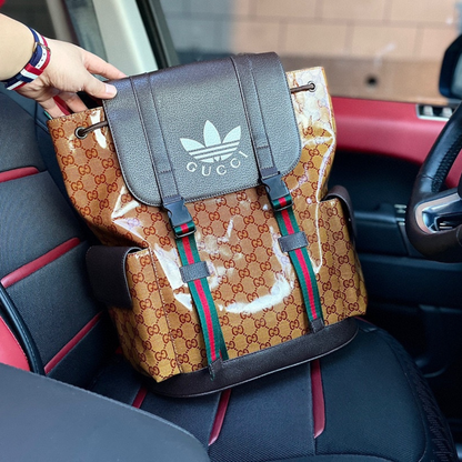 Gucci GG Adidas Logo Backpack