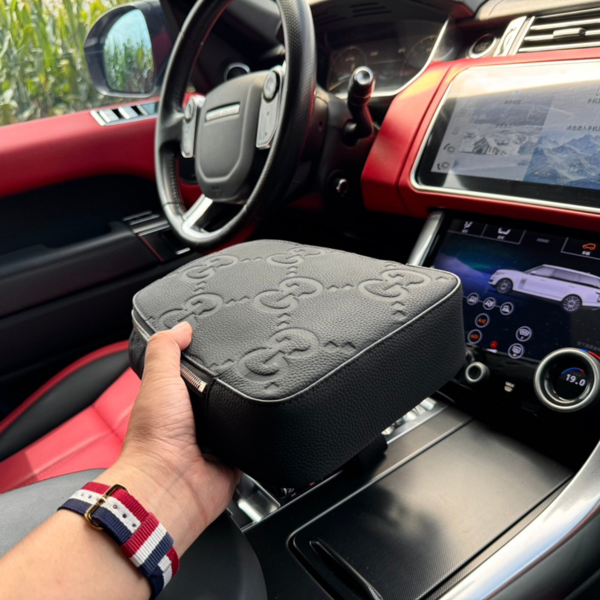 Gucci Leather Backpack Bag