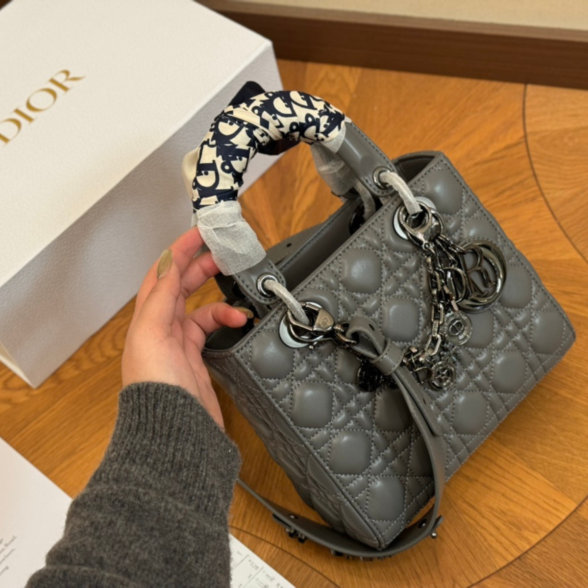 DIOR Quilted Leather Handbag