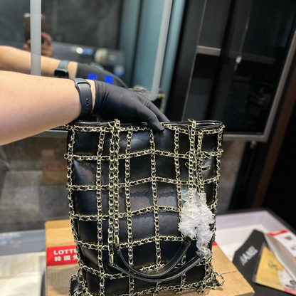 Chanel Mesh Chain Tote Bag