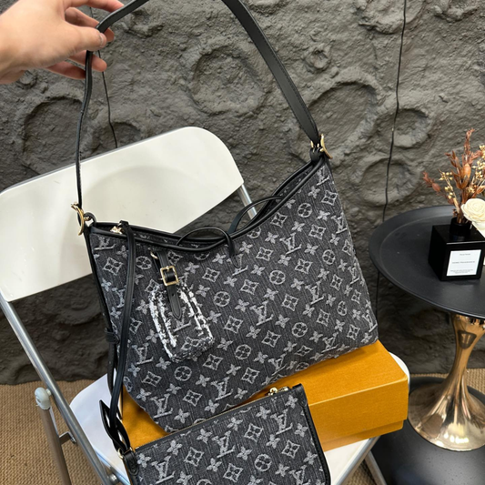 LV Denim Carryall Medium Bag