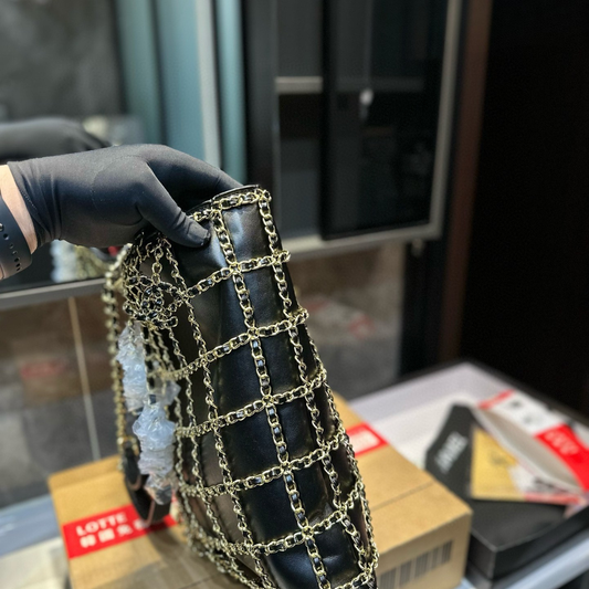 Chanel Mesh Chain Tote Bag