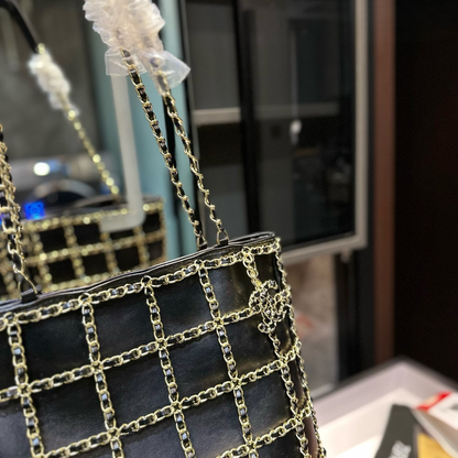 Chanel Mesh Chain Tote Bag
