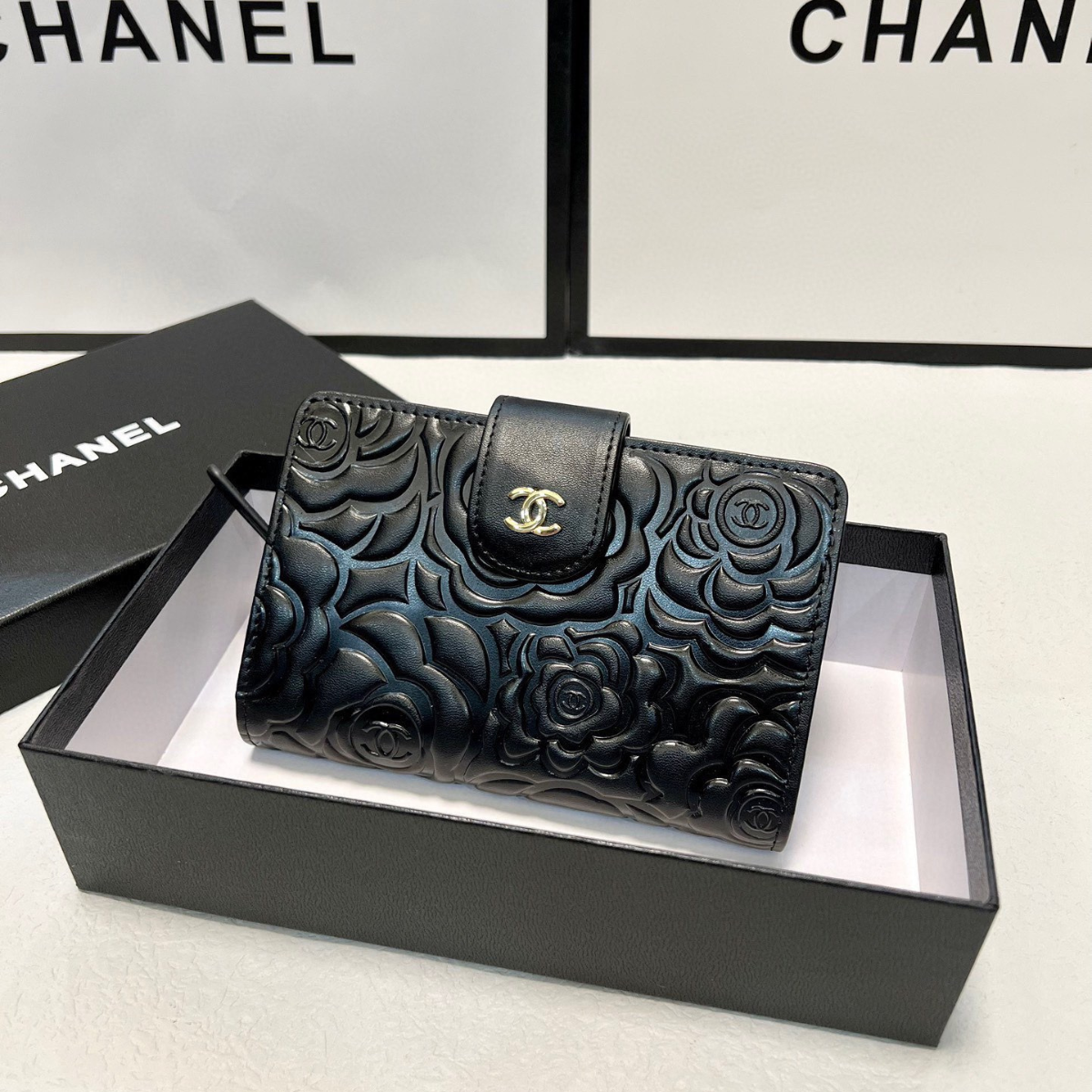 Chanel Black Short Wallet