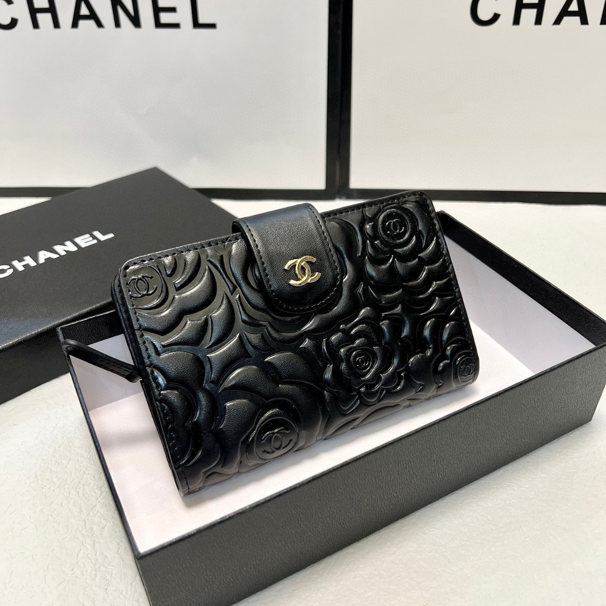 Chanel Black Short Wallet