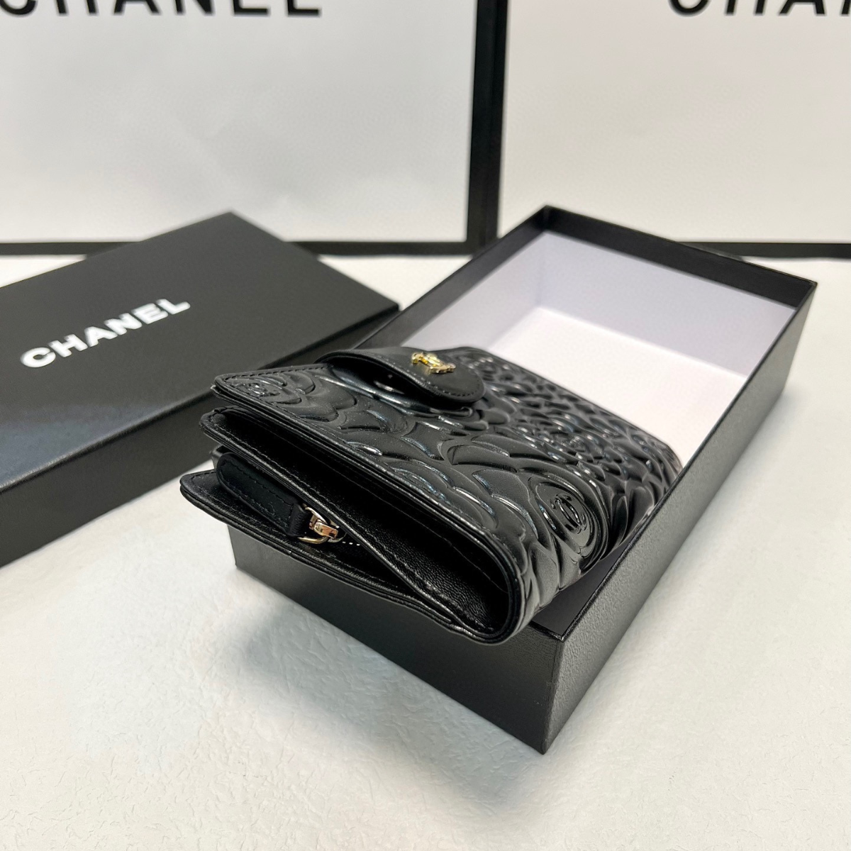 Chanel Black Short Wallet