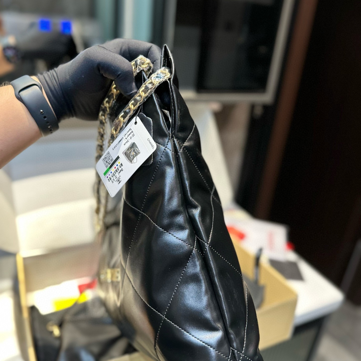 Chanel Oil-Waxed Leather Bag