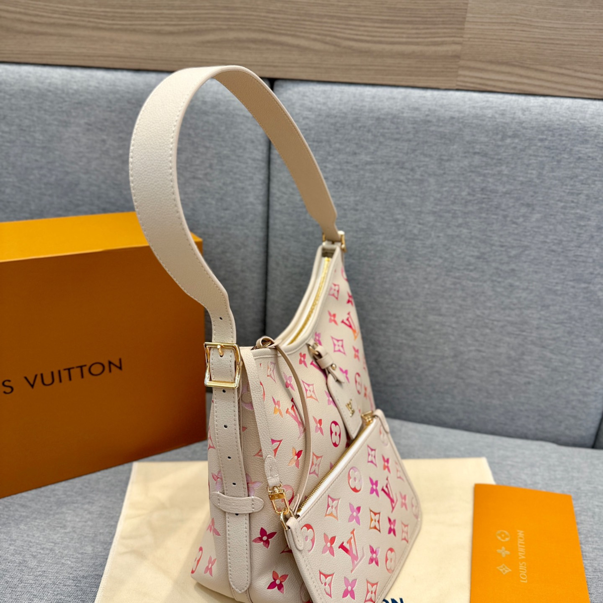 LV Embossed Carryall Tote Bag