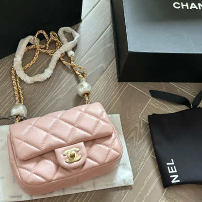 Chanel CF Double Pearl Bag