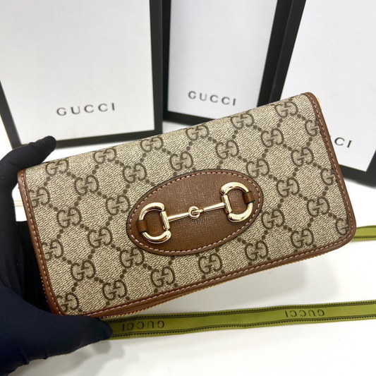 Gucci Horsebit Zip Wallet
