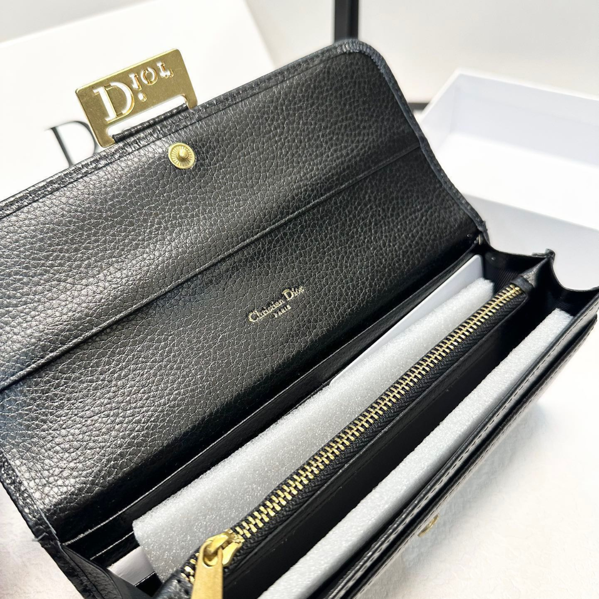 DIOR Classic Black Wallet