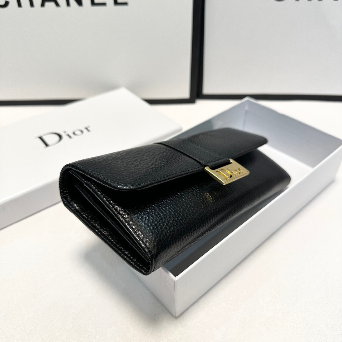 DIOR Classic Black Wallet