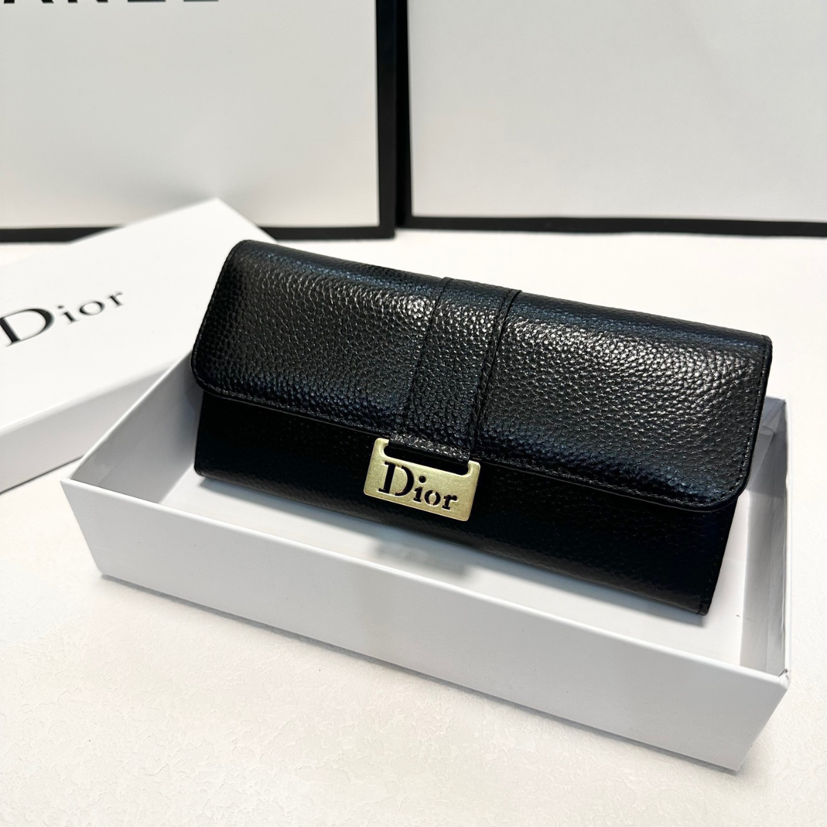 DIOR Classic Black Wallet