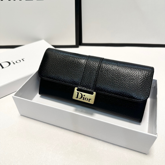DIOR Classic Black Wallet