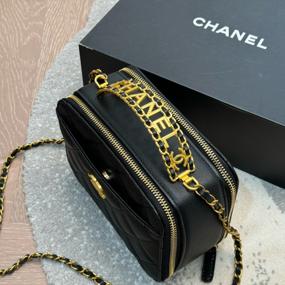 Chanel Caviar Camera Bag
