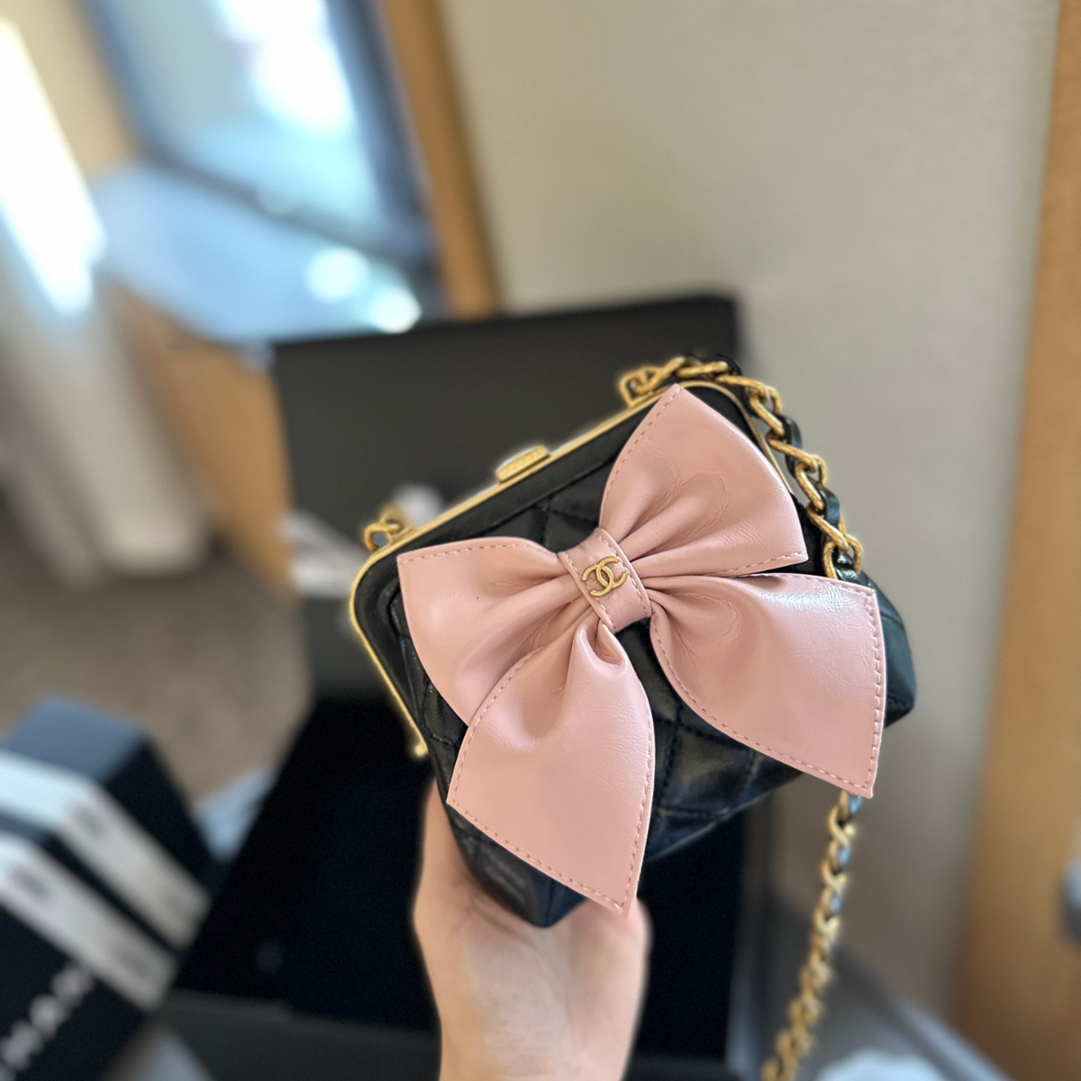 Chanel Frog Mouth Bag