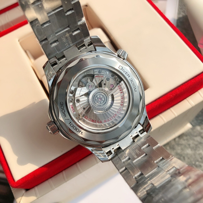 Omega Seamaster Co-Axial Green Dial Watch