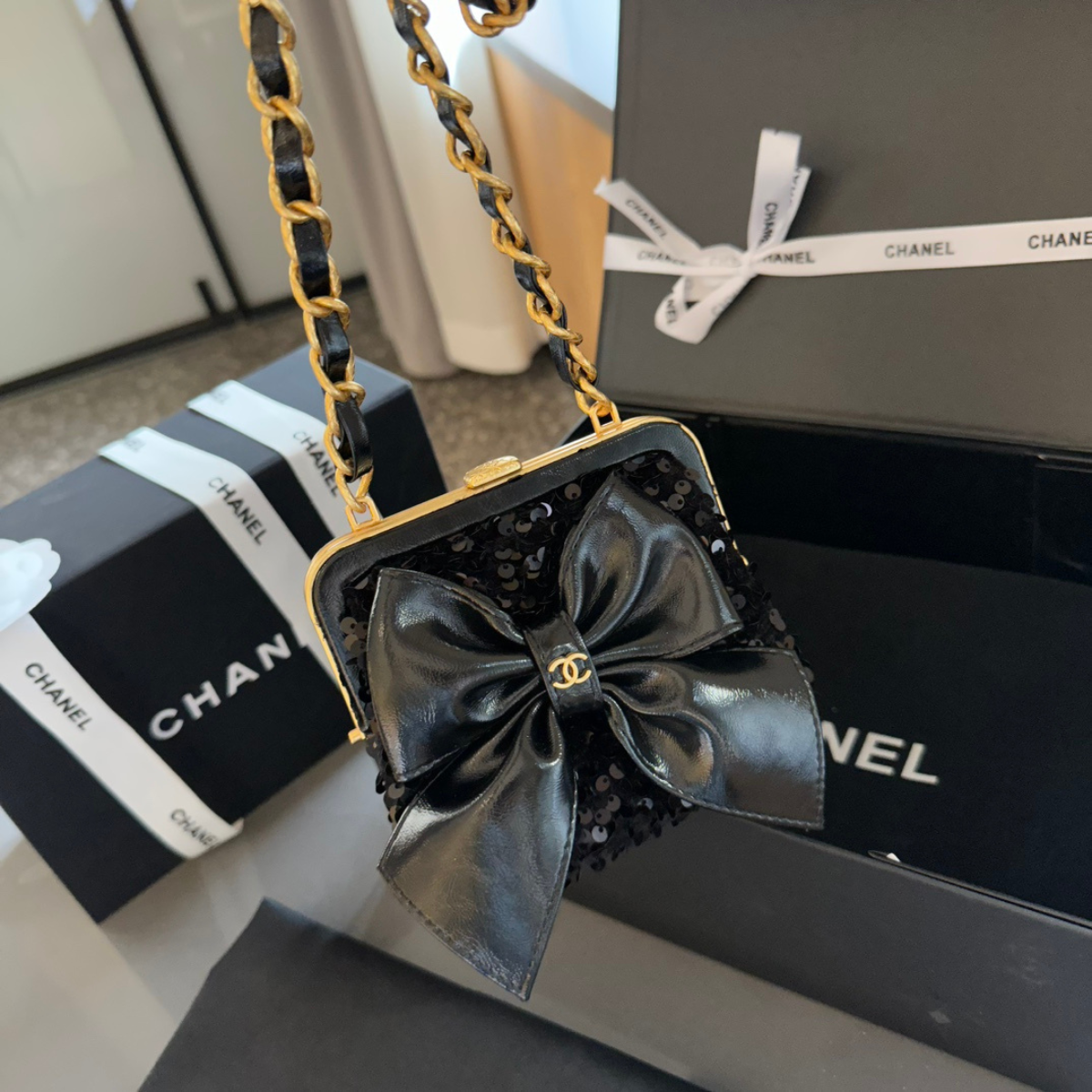 Chanel Frog Mouth Bag