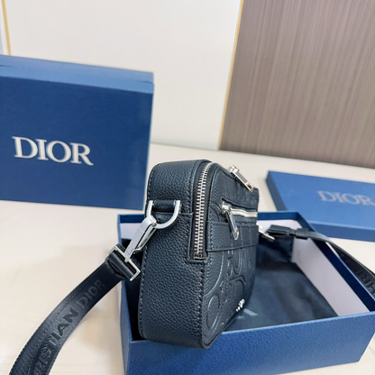 DIOR Signature Leather Crossbody Bag