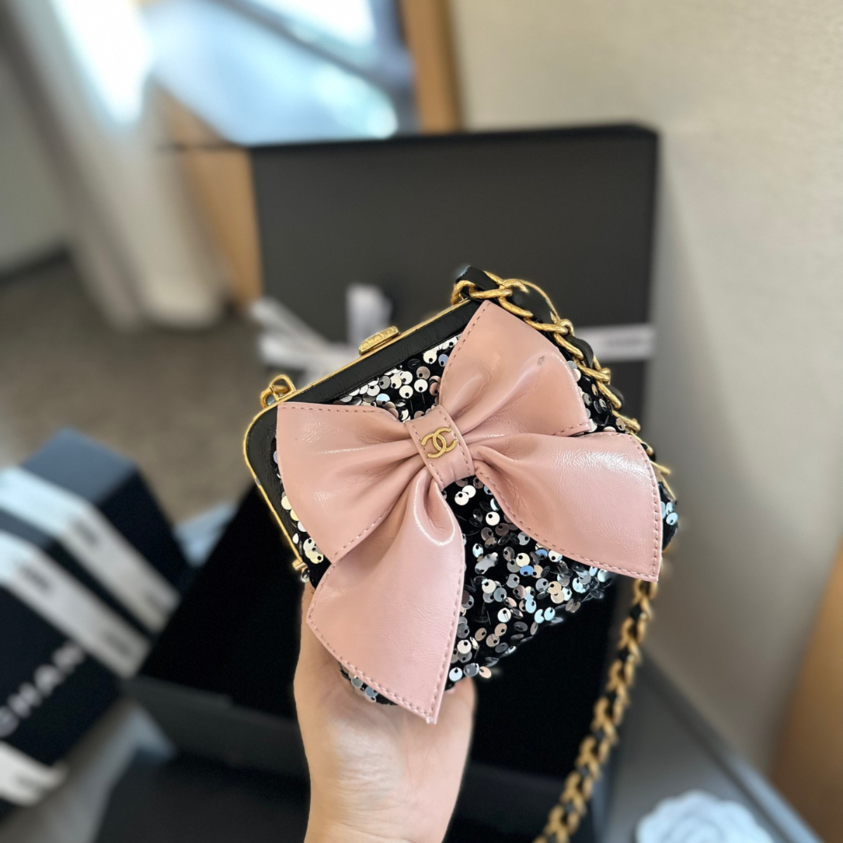 Chanel Frog Mouth Bag